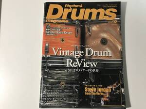 中古　Rhythm & Drums magazine (リズム アンド ドラムマガジン) 2006年 2月号 / ヴィンテージ・ドラム・レビュー