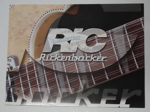 ◎Rickenbacker リッケンバッカー ギターカタログ 見開1枚 傷、皺、使用感有