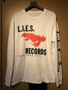 L.I.E.S. Records L/S t-shirt ライズレコーズ DOMICILE TOKYO Undercover C.E. Ron Morelli rainbowdisco club tシャツ ロンt