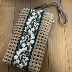 新品 ハンドメイド ショルダーバッグ インド刺繍リボン 値下げ