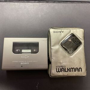 SONY ソニー WALKMAN ウォークマン カセットプレーヤー WM-2 通電未確認 現状品 ケース付