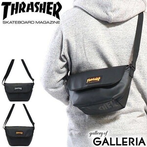 ☆ スラッシャー THRASHER ショルダーバッグ ショルダーバッグ メンズ レディース THRPN-3901 ブラック フレームロゴ ☆