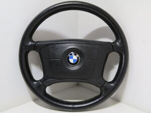 23-31-23　　BMW　３シリーズ　AL19　E46 　194E 　　【　純正　レザー　ステアリングホイール　ハンドル　※モジュール欠品　　】