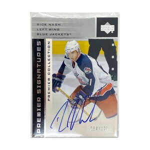 UPPER DECK NHLカード PREMIER COLLECTION RICK NASH BLUE JACKETS 064/125 #S-NA 中古 1