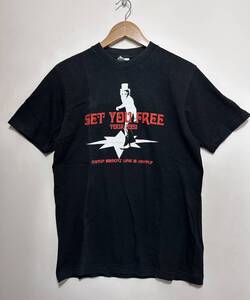 ★ SET YOU FREE TOUR 2003 ガガガSP 銀杏BOYZ LINK 陽 メガマサヒデ ライブ Tシャツ 黒 ブラック M 