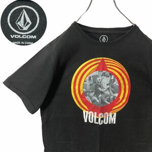 グッドデザイン！VOLCOMボルコム プリントTシャツ ブラック