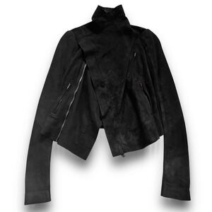 Rick Owens 00s leather jacket archive アーカイブ スエード リックオウエンス helmut lang ann demeulemeester 