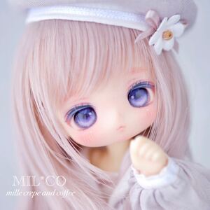 【MIL*CO】OBヘッド KAISERカスタムヘッド＋オリジナルラベルアイ　ピコニーモp、オビツ11向け