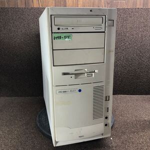 DT98-515 激安 PC98 デスクトップ タワー NEC PC-9821 Xv13/R16 MEM 14336KB HDD欠品 メモリーチェックまで確認済み ジャンク