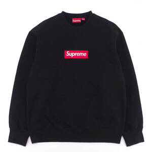 Supreme - Box Logo Crewneck 黒M シュプリーム - ボックスロゴクルーネック 2022FW