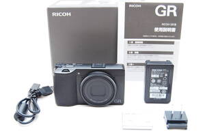 ★極上美品　RICOH GR III デジタルカメラ リコーGR3　ショット数２１０３回　元箱・説明書付★