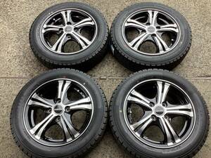 M6525 Laffite SK-V5 ブラポリ 14インチ ＆155/65R14 未使用 スタッドレス 4本 軽自動車に！