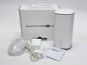 ホームルーター Speed Wi-Fi HOME 5G L13 ZTR02 au 無線LANルーター　利用制限○