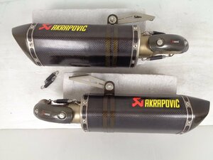 ドゥカティ M696 M796 M1100 M1100S 08-14 akrapovic アクラポビッチ ヘクサゴナル カーボン スリップオン サイレンサー マフラー【B730】