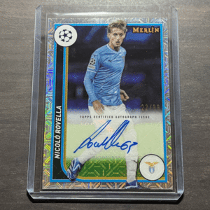 NICOLO ROVELLA Mojo Refractor Auto /99 2023/24 Topps Merlin UEFA CLUB COMPETITIONS SOCCER Autograph 直筆サイン