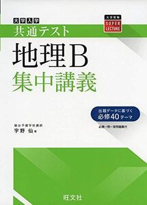 [A11312135]共通テスト地理B集中講義 (大学受験SUPER LECTURE) 宇野仙