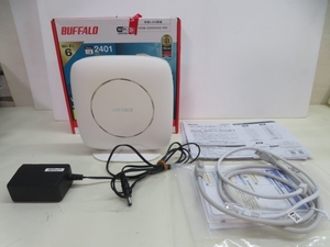 ★BUFFALO WSR-3200AX4S Wi-fiルーター AirStation バッファロー エアステーション PC用品 LANケーブル/アダプター付き USED 09572★！！