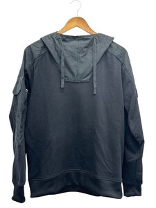 G-Star RAW ジースター ロゥ MIXED WOVEN CARGO HOODED SWEAT/異素材ミックスパーカー D20001-A613-6484 サイズM ブラック