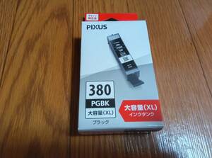 未使用　未開封　 BCI-380XL PGBK ブラック　大容量タイプ 1個　Canon 純正インクタンク 　BCI-380XL　PGBK ブラック　大容量タイプ 1個