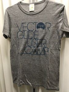 ルースイソンブラ LUZ e SOMBRA 半袖Tシャツ M グレー 灰色 ヴェクター グライド 10周年 VECTOR GLIDE USER CAMP VUC サッカー フットサル