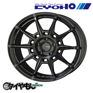 AME GALERNA REFINO ガレルナ レフィーノ 18インチ 5H114.3 9.5J +38 4本セット ホイール マットブラック WRX STI、ランエボX、R34（リ