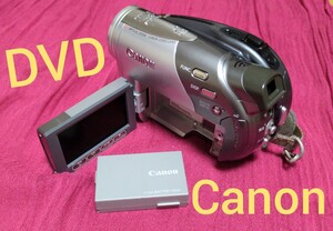 たぶんジャンク品◆Canon　キャノン　DVD　iVISDC50　 ビデオカメラ NTSC　付属品なし　説明書なし