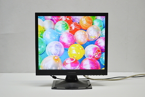 【中古】17型液晶モニター I-O DATA アイ・オー・データ機器 LCD-AD173SESB DVI D-Sub15