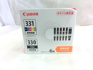 1000円スタート インクカートリッジ CANON BCI-331+330 330PGBK 6色マルチパック キャノン 標準容量 未開封品? 外箱付 WHO HH1004