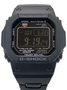 CASIO◆ソーラー腕時計_G-SHOCK/アナログ/-/BLK/BLK