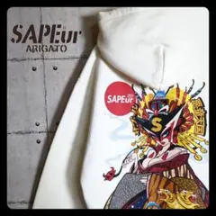 【即完】SAPEur サプール　花魁ドロンジョ　コラボパーカー　バックプリント