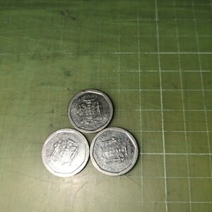 ジャマイカ5ドル硬貨×3枚（1996年）