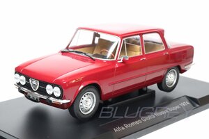 【在庫処分】MCG 1/18 アルファロメオ ジュリア スーパー レッド 1974 ALFA ROMEO GIULIA SUPER モデルカーグループ 18308