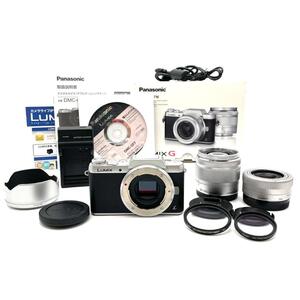 【美品】Panasonic DMC-GF7 W ダブルレンズキット