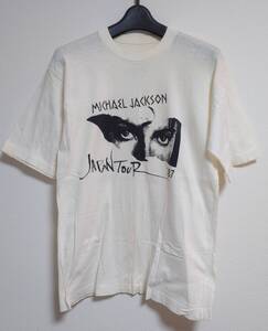 希少品　マイク・ジャクソン　1987年　ジャパンツアー販売Tシャツ　WHITE