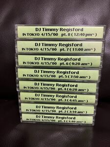 CD付 LIVE MIXTAPE DJ TIMMY REGISFORD IN TOKYO THE SHELTER 8本セット★LARRY LEVAN HOUSE CLASSICS FRANKIE KNUCKLES RUBEN TORO