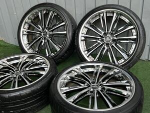 ウェッズ クレンツェ アクエルド21インチホイール/ NITTO 2023年タイヤ(21x9J +32) LS460 LS600h LS500 LC500 PCD120 M14 40アルファード