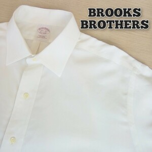 BROOKS BROTHERS　長袖シャツ　メンズ　サイズ15 1/2　ブルックスブラザーズ　カフスシャツ　白　29