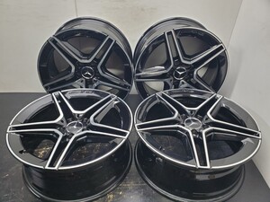 メルセデス・ベンツ AMG 19インチ 8J 空気圧センサー付 TPMS ブラポリ 美品 良品 プレミアムホイール 送料全国一律