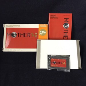 Nintendo ニンテンドー 任天堂 GBA ゲームボーイアドバンス ソフト MOTHER1＋2 バリューセレクション カセット 動作確認なし ゲームソフト