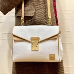 希少モデル 良品 OLD BALLY 2WAY ショルダーバッグ バイカラー