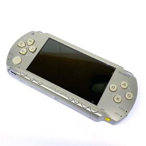 P♪ SONY PlayStation Portable PSP-1000 シャンパンゴールド 本体 プレイステーション・ポータブル 1GBメモステ付き バッテリー無し