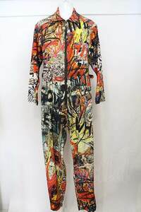 【USED】Vivienne Westwood /graffiti print jumpsuit オールインワン S/M パターン 【中古】 O-24-01-21-032-jc-YM-ZH