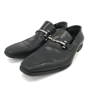 GUCCI　グッチ　ホースビット　シューズ　147827 41 EJ　ブラック系　サイズ41【DAARC047】