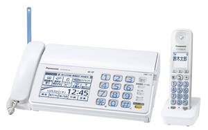 パナソニック おたっくす デジタルコードレスFAX 子機1台付き 1.9GHz DECT (中古品)