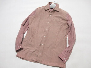 ★ 00s MIHARA YASUHIRO ミハラヤスヒロ レイヤード ヒッコリー 切替 長袖 シャツ 11133130 size S