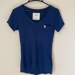 半袖Tシャツ Vネック アバクロンビーフィッチ Abercrombie&Fitch XS