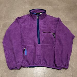 90s USA製 パタゴニア フリースジャケット 122 patagonia パープル 25330 紫