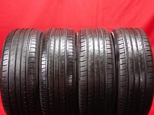 タイヤ4本 《 ヨコハマ 》 ブルーアース-GT AE51 [ 225/45R18 95W ]9/8.5分山★ クラウン マークX オデッセイ アテンザ エスティマ n18