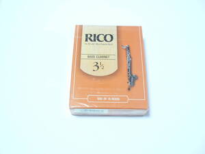 RICO バスクラリネット用リード・3-1/2・10枚入・アメリカ製・新品