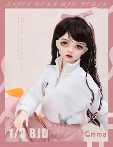 ★球体関節人形★ 美少女 女性 BJD 1/3 60.5cm カスタムドール 人形 フルセット メイクアップ済み D334